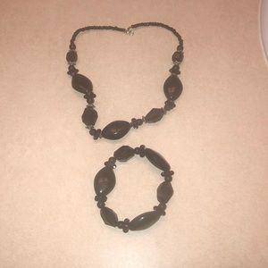 Necklace with matching bracelet